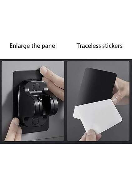 Yapışkanlı Duş Başlığı Askısı Tutucu Mafsal (Siyah) fiyatları