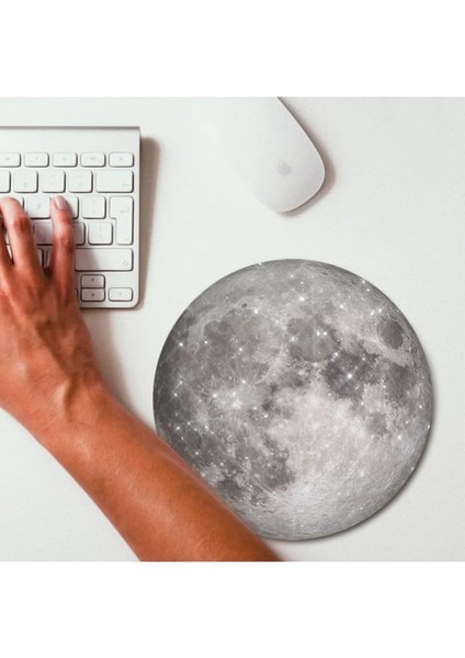 Dolunay Tasarımlı Hediye Mousepad - Mouse Pad - Fare Altlığı fırsatları