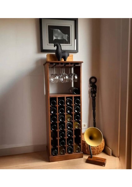 Janisa Masif Ağaç Şaraplık, Içki Dolabı