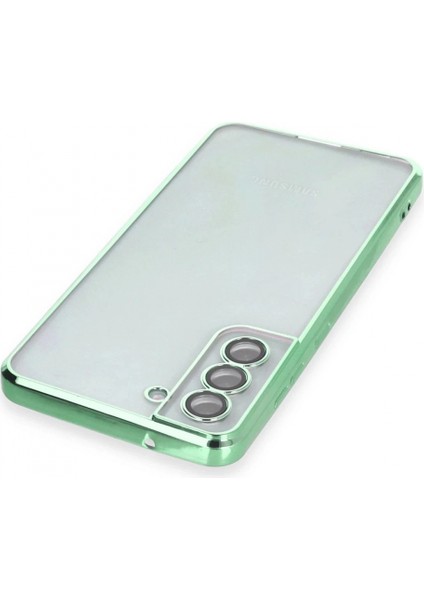 Samsung Galaxy S21 Fe Kılıf Lensli Silikon - Yeşil modelleri
