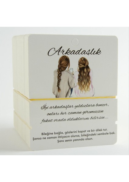 Arkadaşlık Bileklik Kartı modelleri