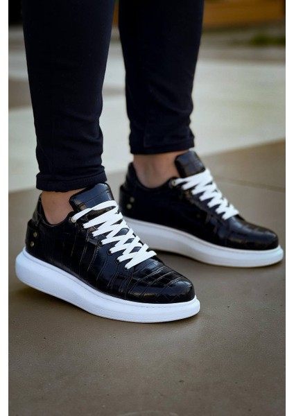 KB047 Kuback Si̇yah Crocodile Günlük Erkek Ayakkabı fiyatları