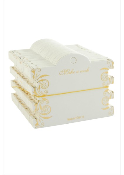 3'lü Yaldızlı Kalın Bileklik Kartı 100 Adet fiyatları