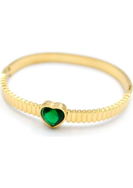 Kalp Bilezik - Yeşil