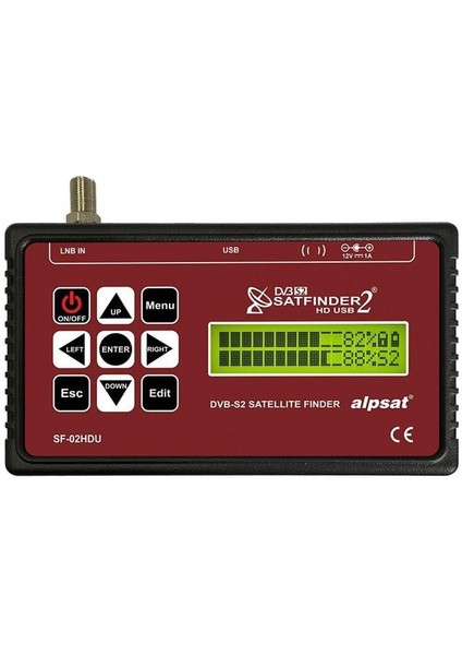 Satfinder 2 Hd+ LCD Ekran Digital Uydu Yön Bulucu