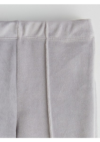 Yeni Sezon Beli Lastikli Kadife Ispanyol Paça Kız Çocuk Tayt modelleri