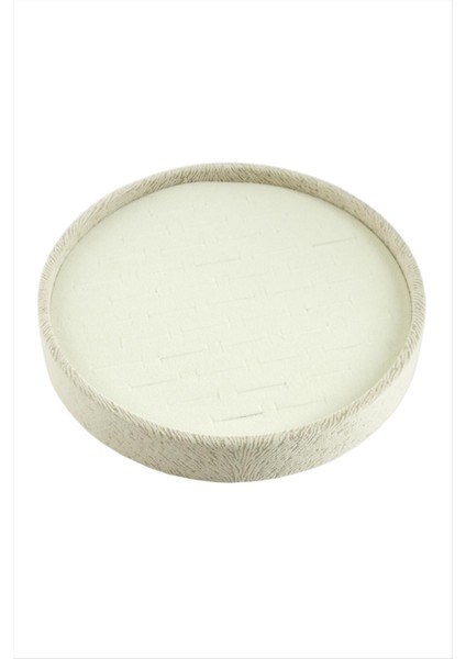 Yuvarlak Ahşap Anfora Kumaş Yüzüklük 20 cm modelleri