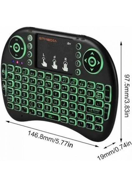 Ieg® Mini Klavye Gaming Pc Playstation Ledli Mouse Rgb Mouse Bluetooth USB fırsatları