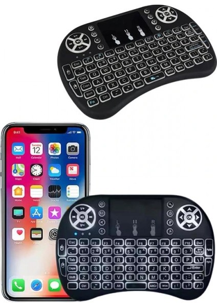 Ieg® Mini Klavye Gaming Pc Playstation Ledli Mouse Rgb Mouse Bluetooth USB indirimleri