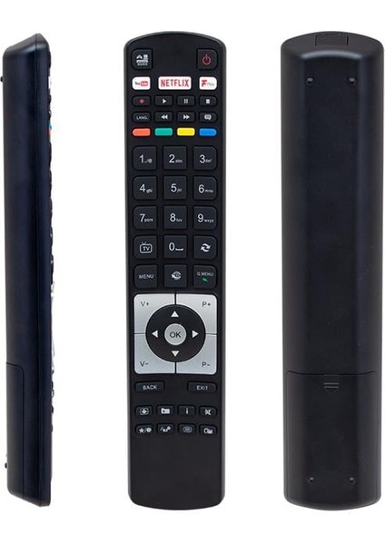 Rc 5118F Black Fplay Netflix-Youtube-Play Tuşlu Lcd-Led Tv Kumanda