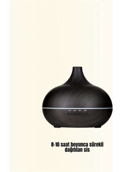 Sessiz Çalışan Aromaterapi Difüzörü – 4 Zaman Ayarlı, 7 Renkli Işık Seçeneği fiyatları