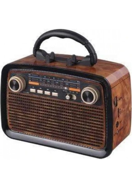 Ieg® Müzik Kutusu Bluetooth Bağlantılı El Fenerli Nostaljik Tasarım Radyo indirimleri