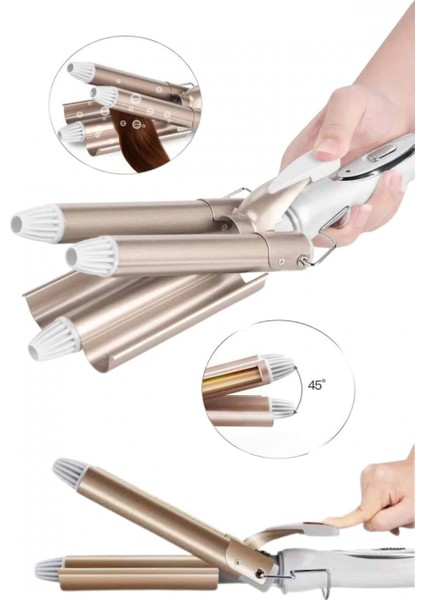 İEG Wag Maşa Yeni Nesil Yüksek Isı Ayarlı Seramik Kaplama Saç Şekillendirici Doğal Bukle fiyatları