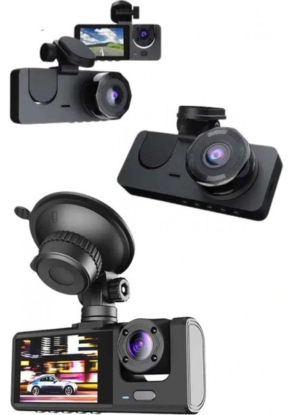 Carplay Fotoğraf ve Video Kaydedici Araç Içi Kamera Ekranlı