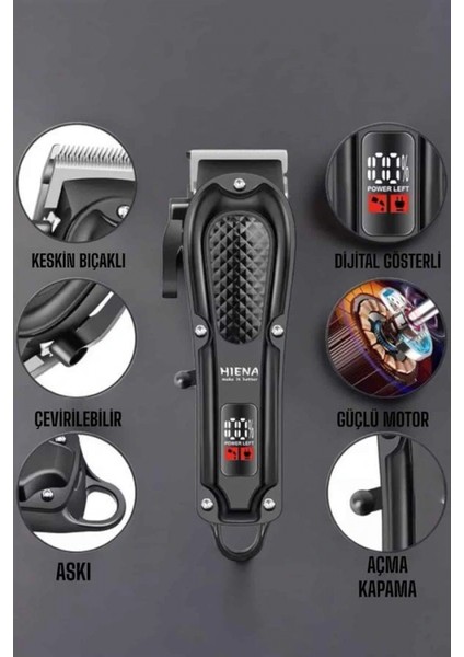 Ieg Suya Dayanıklı Tıraş Makinesi Keskin Bıçaklı Dijital Göstergeli Şarjlı modelleri