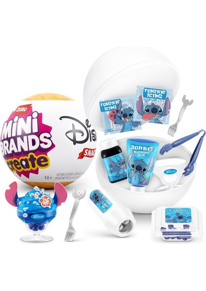 Mini Brands Create Snacks Sürpriz Disney Temalı Koleksiyonluk Mini Atıştırmalıklar Yapma Seti 1 Adet modelleri
