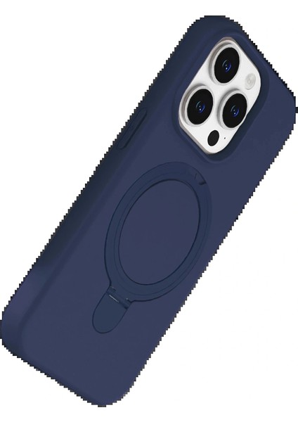 Apple iPhone 14 Pro Max Regal Magsafe Standlı Kapak - Lacivert modelleri