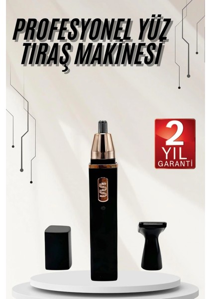 Ieg Kulak Burun Tıraş Makinesi Taşınabilir Şarjlı 3 Başlıklı Uzun Ömürlü