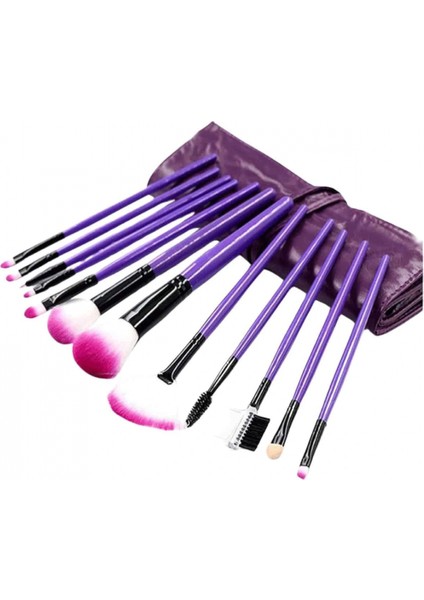 Ieg 12 Parça Yumuşak Uçlu Makyaj Fırça Set-Göz ve Yüz Makyajı Için Fırça Seti Profesyonel Makyaj Seti fırsatları