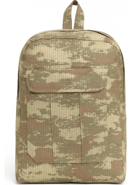 Kamuflaj Desenli Sırt Çantası