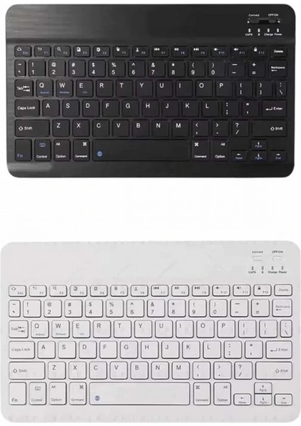 Uyumlu Kablosuz Bluetooth Şarj Edilebilir Mini Q Klavye fırsatları