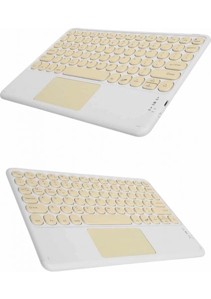 Ieg® Touchpad Tüm Cihazlara Uyumlu Bluetooth Klavye Touchpad Slim Kablosuz Wifi Q Klavye fırsatları