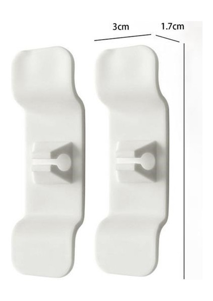 6'lı Pratik Kablo Toparlayıcı Yapışkanlı Klips Mutfak Air Fryer Kettle Kahve Tost Makinası fırsatları