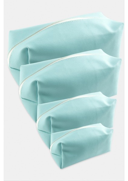 4 Adet El Tutmalı Makyaj Çantası modelleri