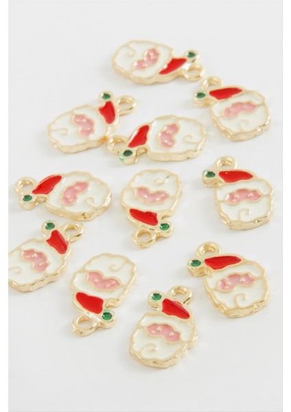 Noel Baba Yılbaşı Mineli Kolye Ucu 1 Adet modelleri