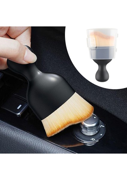Battal Oto Fırçası Temizlik Fırçası Sapsız + Mini Yumuşak Kıllı Araç Içi Fırçası - 2li Set E6W7L4 indirimleri