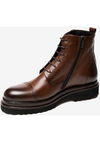 Erkek kahverengi Hakiki Deri Casual Bot 3K1UB75139