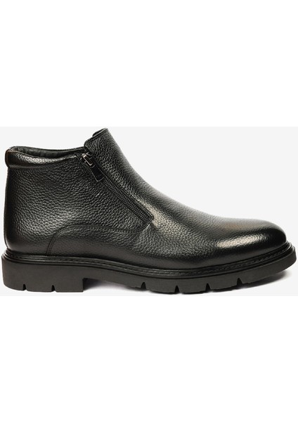 Erkek Siyah Hakiki Deri Klasik Bot 4K1KB64625