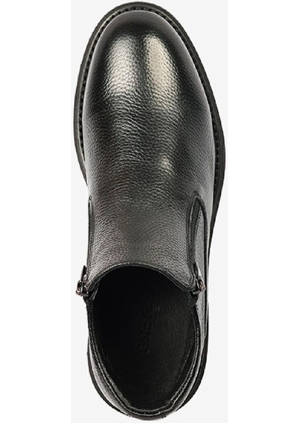 Erkek Siyah Hakiki Deri Klasik Bot 4K1KB64625