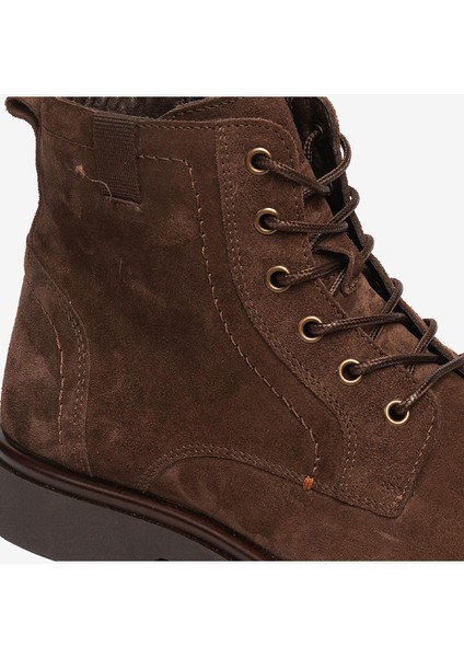 Erkek Kahverengi Hakiki Deri Günlük Bot 4K1UB17931