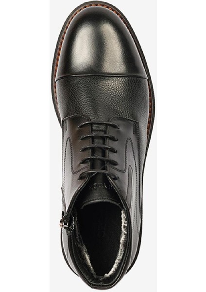 Erkek Siyah Hakiki Deri Klasik Bot 4K1KB64627