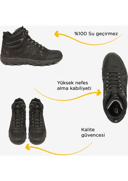 Erkek Siyah Füme Su Geçirmez Outdoor Bot 4K1GB00188