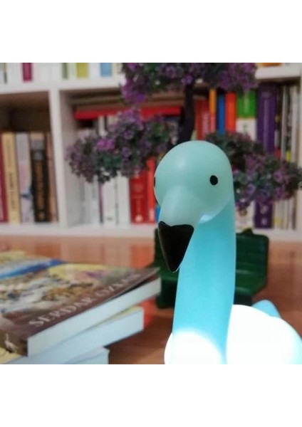 Dekoratif Işık Altında Renk Değiştiren Pilli Kuğu Gece Lambası fırsatları