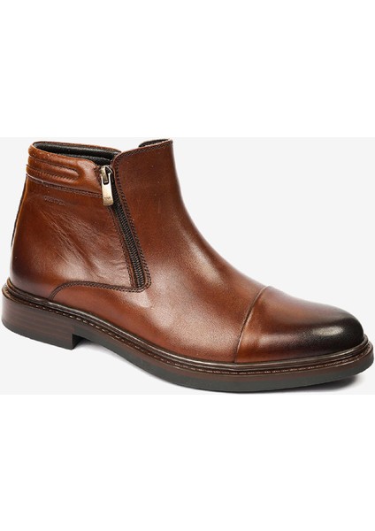 Erkek Kahverengi Hakiki Deri Termo Taban Klasik Bot 4K1KB75146