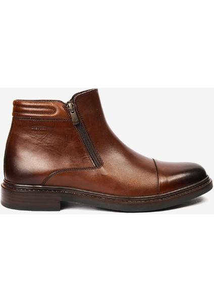 Erkek Kahverengi Hakiki Deri Termo Taban Klasik Bot 4K1KB75146