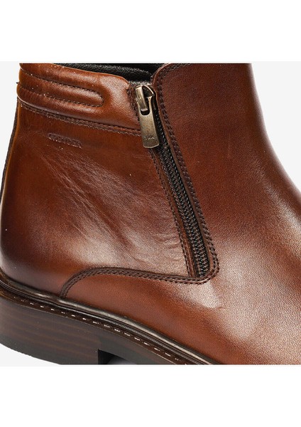 Erkek Kahverengi Hakiki Deri Termo Taban Klasik Bot 4K1KB75146