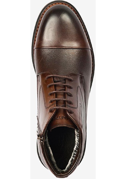 Erkek Kahverengi Hakiki Deri Klasik Bot 4K1KB64627