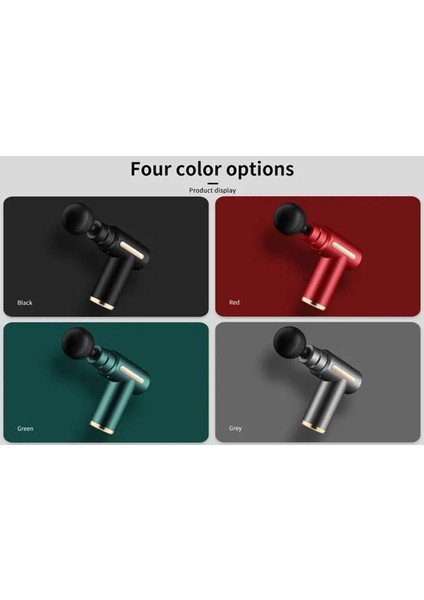 4 Başlıklı 6 Kademeli Titreşimli Şarjlı Masaj Aleti