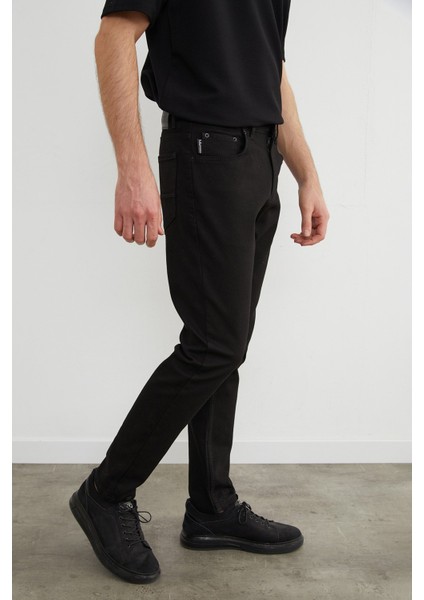 Fermuarlı Slim Fit Jean
