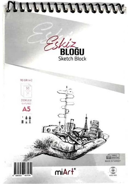 Miart Eskiz Defteri A5 90 gr 50 Yp