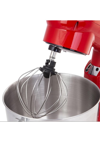 Döküm Gövdeli 6,2 Litre Çelik Hazneli 1800W Hamur Yoğurma ve Kıyma-Sucuk Yapma Çok Fonksiyonlu Mutfak Şefi