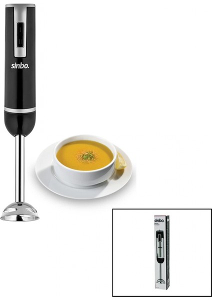 Çelik Uçlu Çubuk Blender 300W Dc Motor= 2 Kademe Hız Ayrılır Gövde Ergonomik Tasarım SHB-3180 (4887)