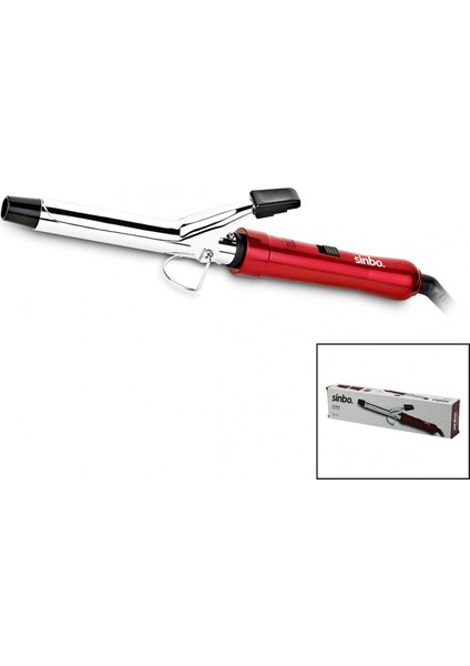 Kırmızı Saç Maşası - Şekillendirici Ptc Isıtıcı - 200 Derece Sıcaklık 360 Derece Dönebilen Kablo 30W SHD-7032 (4887)