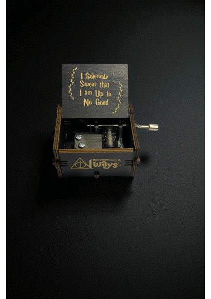 Harry Potter Ahşap Çevirmeli Müzik Kutusu Dekoratif Hediyelik Eşya modelleri