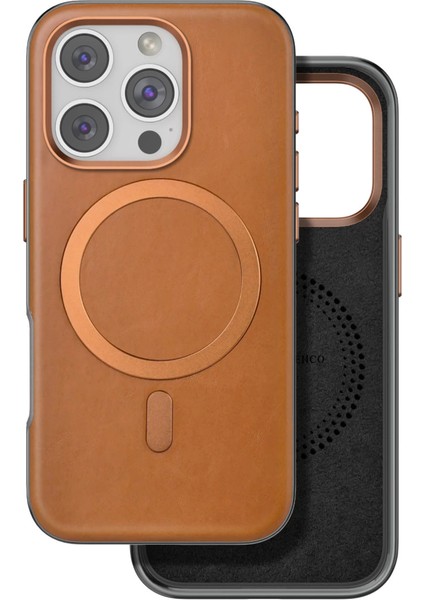 Venco Iphone 16 Puskas Kapak - Açık Kahve