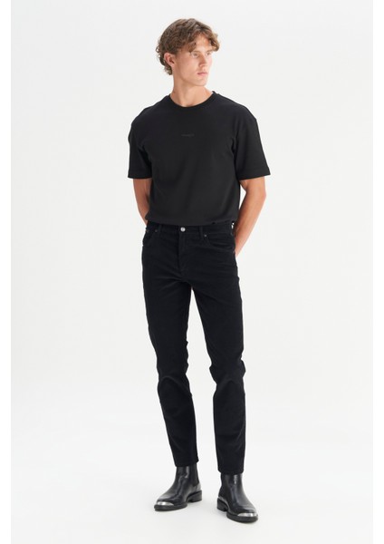Texas Pamuklu Slim Fit Dar Kesim Cepli Esnek Kadife Pantolon